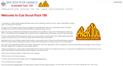 Desktop Screenshot of pack100isthebest.org